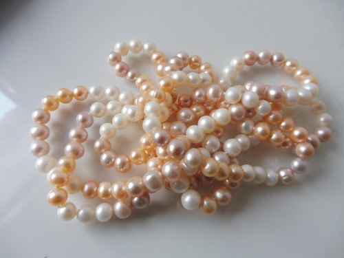 Collana lunga perle - collana,