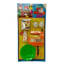 Vintage Hong Kong ELMAR TOYS MOTO-Matic MIXMASTER SET CUCINA GIOCATTOLO set NOS sigillato