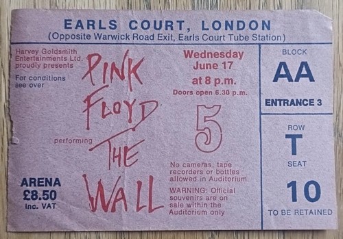 Biglietto concerto pink floyd - biglietto,