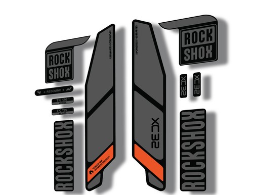 Adesivo rock shox - xc32, 2014