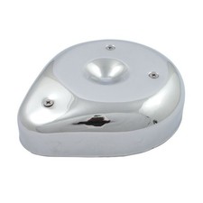 Filtro Aria Teardrop cromato per Harley Davidson Keihin, Bendix, Tillotson NO CV