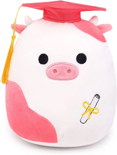 Peluche mucca laurea - mucca,