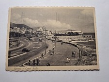 Cartolina 1938 Genova, Corso Italia, firmata Nino Valeri, francobollo 30c