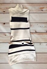 Vestito Smanicato Stile Anni '60 Bianco E Nero