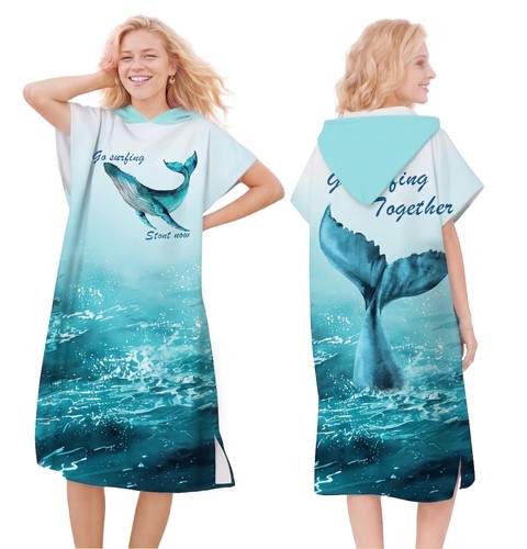 Poncho surf asciugatura - da,