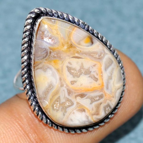Anello fossile roccia - anello,