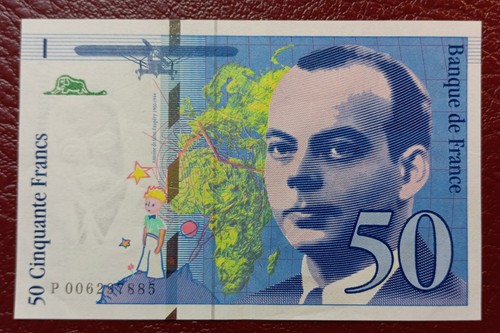 Billet francs saint exupery - francs,