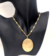 Collana medaglione metà