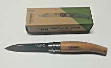 OPINEL N.08 INOX MANICO LEGNO Punta aguzza, art.133080