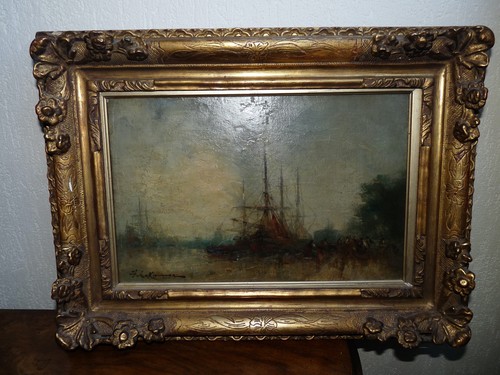 Superbe tableau marine - marine, huile
