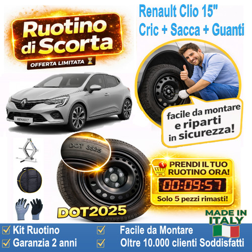 Ruotino scorta per - ruotino, 15”