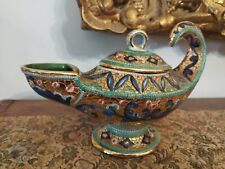  Gialletti Deruta Lanterna Vaso Mosaico Oro Arte Ceramica Maiolica 