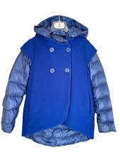 Herno piumino blu elettrico in