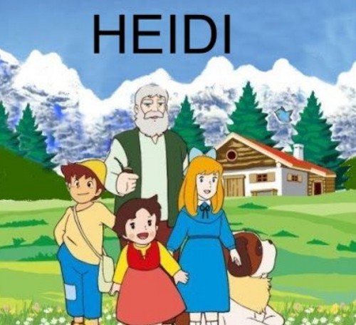 Heidi niña los alpes - niña,