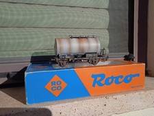 Carro cisterna 2 assi H0 Roco DB invecchiato sporcato Epoca IV Kesselwagen 1/87