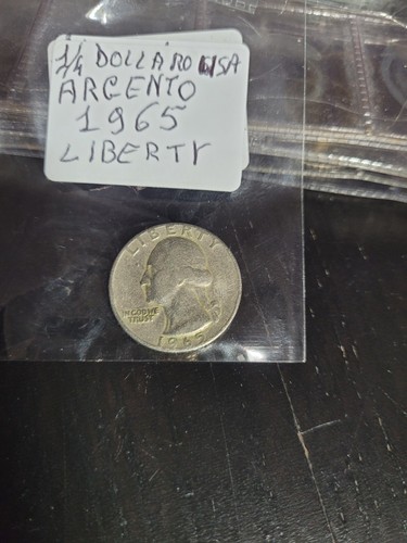 Dollaro argento usa 1965 - 1/4,