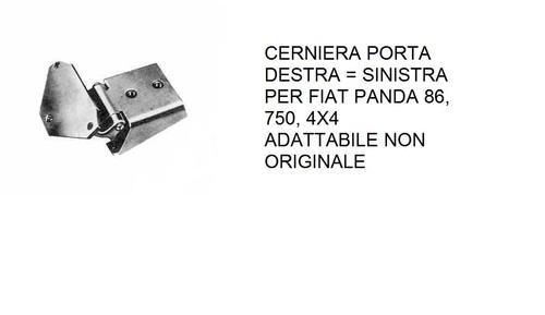 Cerniera inferiore porta lato - cerniera,