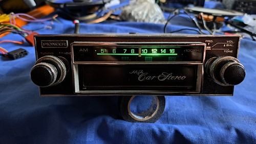 Vintage autoradio stereo - stereo, 8