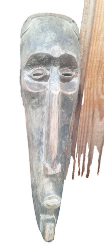 Grand masque bois - masque,