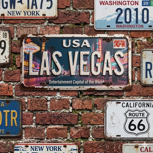 Insegna vintage las vegas - insegna,