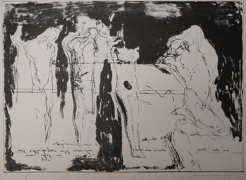 1965 piero guccione figure - piero, in