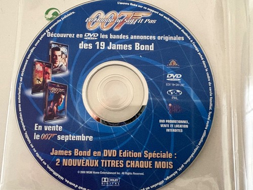 Dvd demo james bond bandes - james, 19