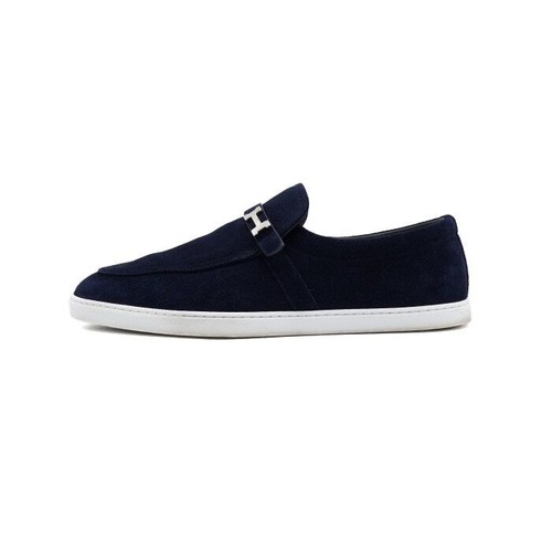 Hermes marine suede - suede, silver