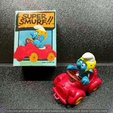 Puffo con Macchina / Auto 6507 con Scatola Box - PEYO Schleich(s)