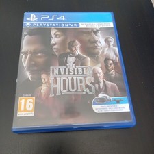 GIOCO ORIGINALE THE INVISIBLE HOURS SENSORE VR X CONSOLE PS4 PLAYSTATION 4 ??