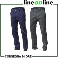 Pantaloni da lavoro Siggi Boston 20PA1148 slim-fit elasticizzati multitasche