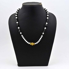 Collana di perle lisce opale