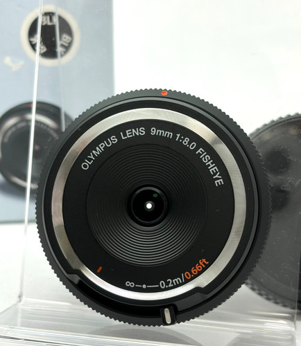 Olympus fisheye lens 9mm - fisheye, f/8