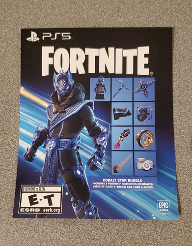Fortnite ps5 limited cobalt - fortnite,