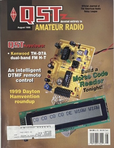 Vintage qst magazine - vintage, august