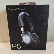 Bowers & Wilkins P5 Cuffie Over-Ear Cablate Nero/Argento, come nuove