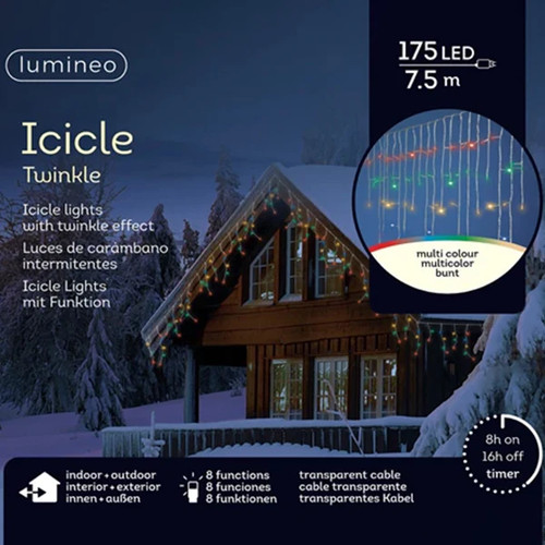 Tenda luminosa 175 led - luminosa,