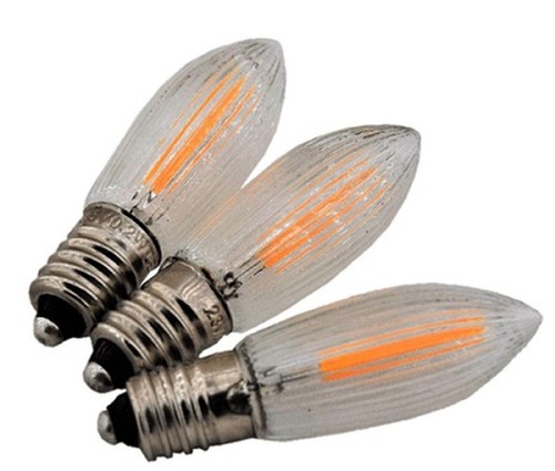 Candele led riccio - candele, 6v
