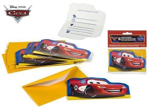 Cars blocco inviti biglietti - inviti,