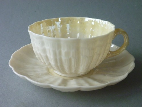 Tazza piattino belleek - piattino,