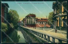 Milano Città Naviglio in Via Senato Boschetti cartolina RT5443