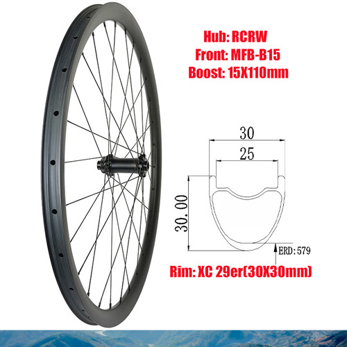 Ruote anteriori 29er mtb - 29er, xc