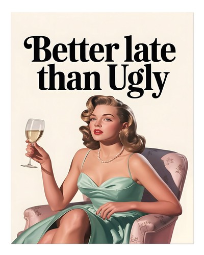 Retro glam citazione arte - glam, da
