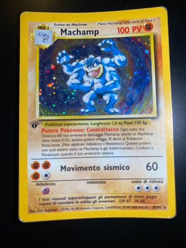 Machamp edizione holo - 1a,