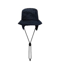 Cappello a secchiello Stone Island blu navy nylon metallo boonie