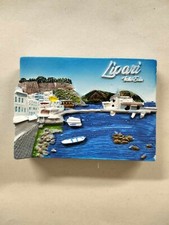 MAGNETE CALAMITA RESINA FRIGO  SOUVENIR FRIDGE MAGNETE LIPARI SICILIA 