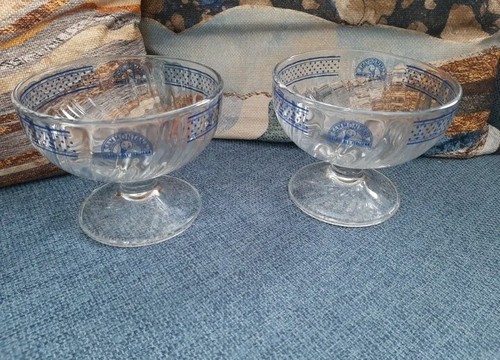 Vintage coppia vetro - vetro, coppe