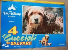 FOTOBUSTA FILM DISNEY 4 CUCCIOLI DA SALVARE scritto e diretto da Joe Camp