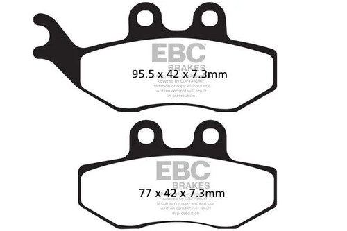 Ebc sfa194hh brake pad - brake, hh