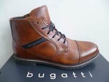 Stivali uomo Bugatti stivaletti scarpe invernali scarpe pelle marrone 8373A