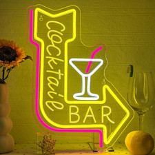 Cocktail Bar Scritte Neon